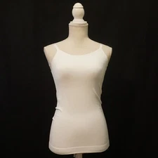 EMPETUA Body Shapewear Scoop Neck Cami Tummy & Waist Control L White