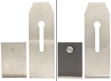 Unused 60mm (2 3/8") Tapered Wooden Plane Iron & Chip Breaker - mjdtoolparts