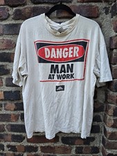 Distressed Vintage 90s Home Improvement Man At Work Tim Allen TV Tshirt White XL