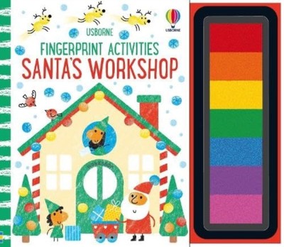 Fingerprint Activities Santa's Workshop by Fiona Watt (Spiral bound)
