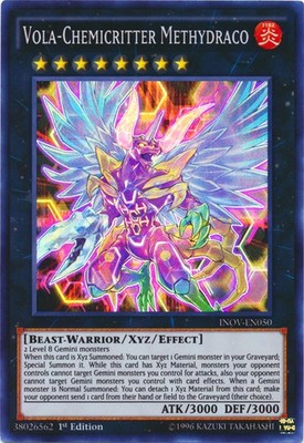 Vola-Chemicritter Methydraco - INOV-EN050 - Super Rare - 1st Edition - Moderatel