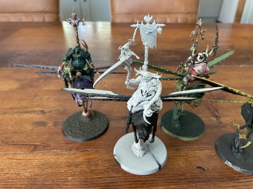 Warhammer Age Of Sigmar Nurgle Lord Of Afflictions & Pusgoyle Blightlord bemalt - Bild 4 von 11