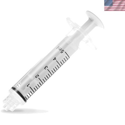 Accurate 5 mL Luer-Lock O-Ring Syringes 10 Pack - Trusted by Professionals