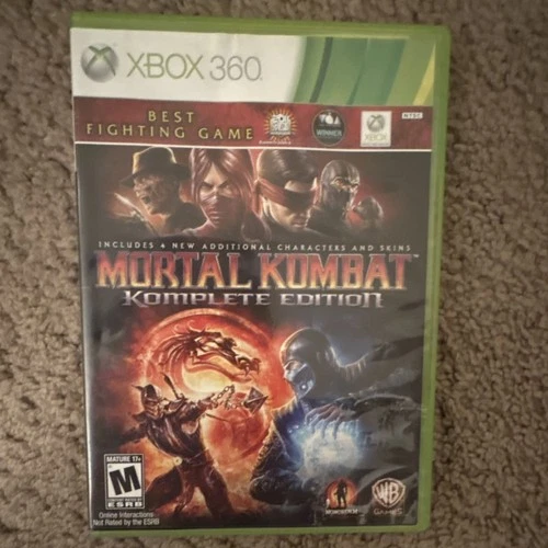 Mortal Kombat Komplete Edition Xbox 360 Fighting M Multiplayer