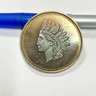 Beautiful Original Color on this .999 Silver Round