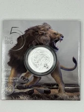 2025 South Africa 1 oz Silver Big 5 III Lion