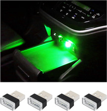 4 PCS USB LED Car Interior Atmosphere Lamp, Plug-In USB Decor Night Light, Porta