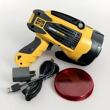 Handheld 2200 Lumen LED Spotlight Rechargeable USB Charging and Power Flashlight