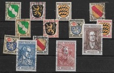 Zone Française Édition Générale N° 1–13 Oblitérés