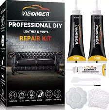 Black Leather Repair Kit for Furniture, Leather Seat Repair Kit for Cars, Easily