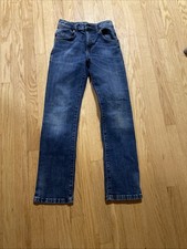 Wrangler Kids Retro Relaxed Boot Jeans Blue Denim Size 14 Slim Adjustable