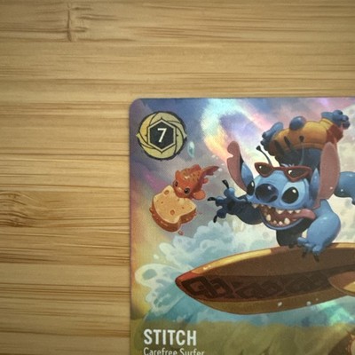 Disney Lorcana Stitch Carefree Surfer 206/204 ENCHANTED First