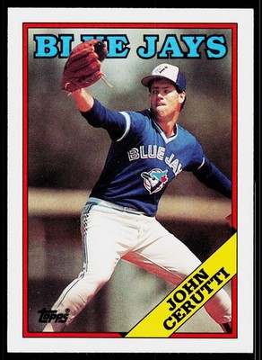 John Cerutti, 1988 Topps, #191, Toronto Blue Jays,