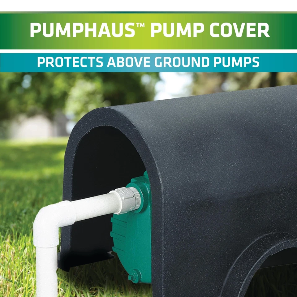 Cubierta de bomba sobre el suelo PumpHaus, resistente a los rayos UV, a prueba de óxido, amortiguación de sonido E... Foto 2 de 4