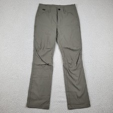 Kuhl Renegade Pants Boys Size M 10/12 Brown Outdoor Hunting Pockets Adjustable