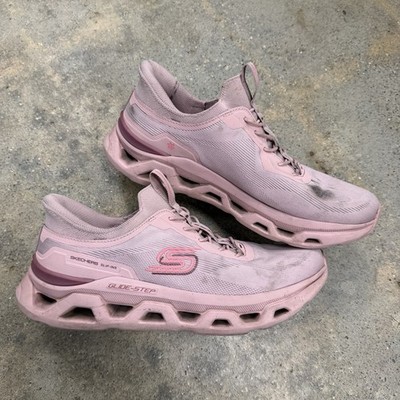 Skechers Womens Slip Ins Glide Step Pro Altus Fast Lane Pink Size 8.5 *STAINS*