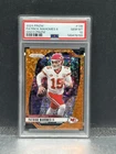 Patrick Mahomes PSA 10 Orange Disco Prizm 138 2024 Panini NFL Kansas City Chiefs