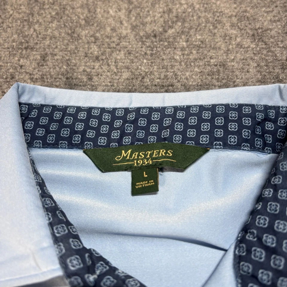 Camisa polo Masters 1934 Berckmans Place para hombre grande azul ANGC Augusta National Foto 4 de 4