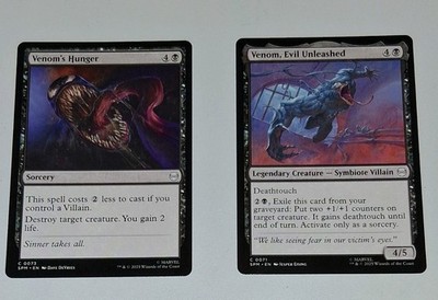 2 Magic The Gathering Cards Venom