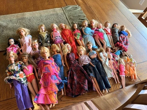 Vintage Barbie Dolls Lot Of 28 Dolls