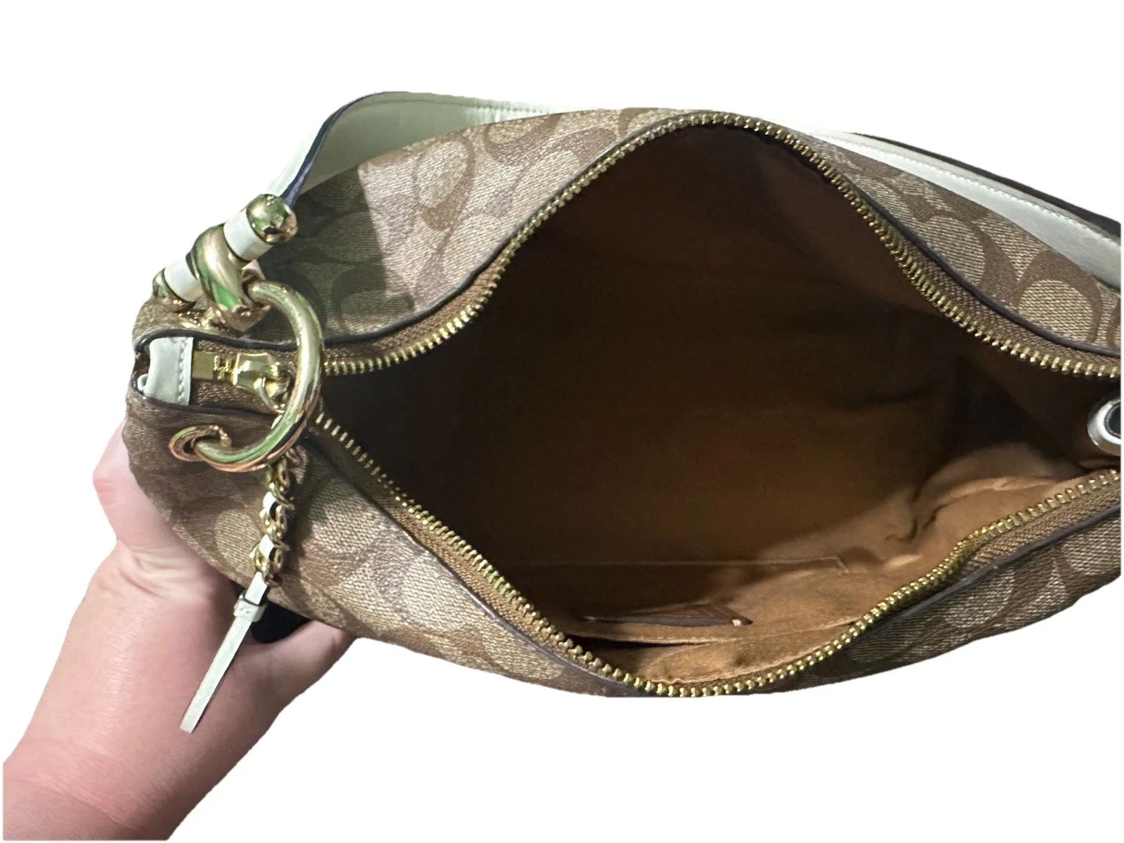 Autentica borsa e portafoglio COACH SET marrone