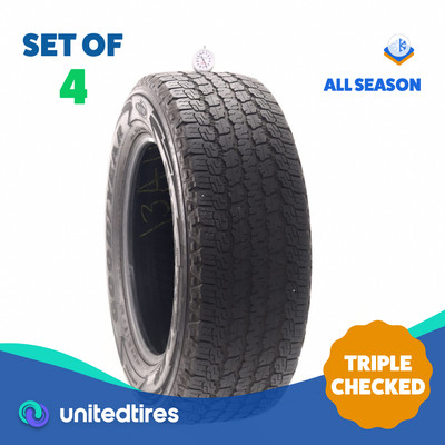 Set of (4) Used 265/60R18 Goodyear Wrangler All-Terrain Adventure Kevlar (16K5U)