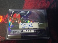 2025 Leaf Metal Legends STEVE LARMER Steel Blades Die-Cut Auto Autograph 6/7