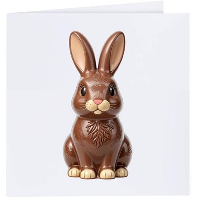 Grußkarten ''Schokolade Osterhase'' (GC061516)