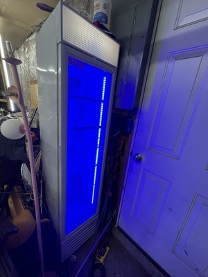 Galaxy Freestanding 1-Section Glass Door Merchandising Refrigerator 4.1-8 cu ft