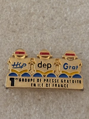 Pins Hip Dep Grat 1. Kostenlose Pressegruppe auf der Ile De France Medienzeitung