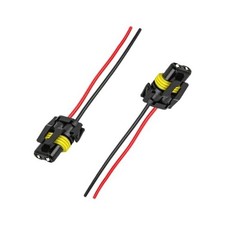 Female Adapter Wiring Harness Socket, 9005 9006 HB3 HB4 Pigtail Sockets 2 PCS