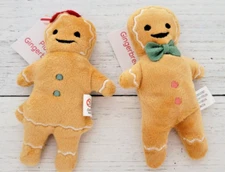 Target's Bullseye Playground Christmas 2024 Gingerbread Boy & Girl Plush 5" set