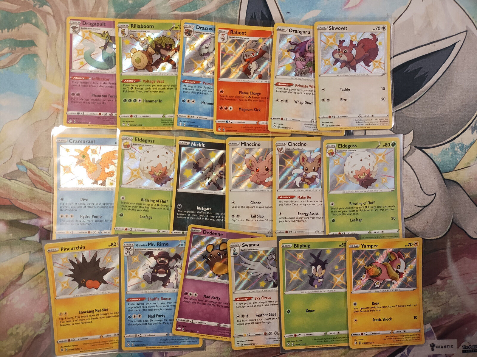 Large Pokemon TCG Mixed Card Lot 450 Cards