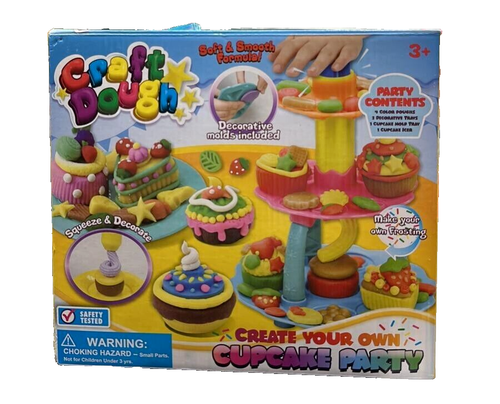 Craft Dough Cupcake Party Playset – Creative DIY Toy for Kids