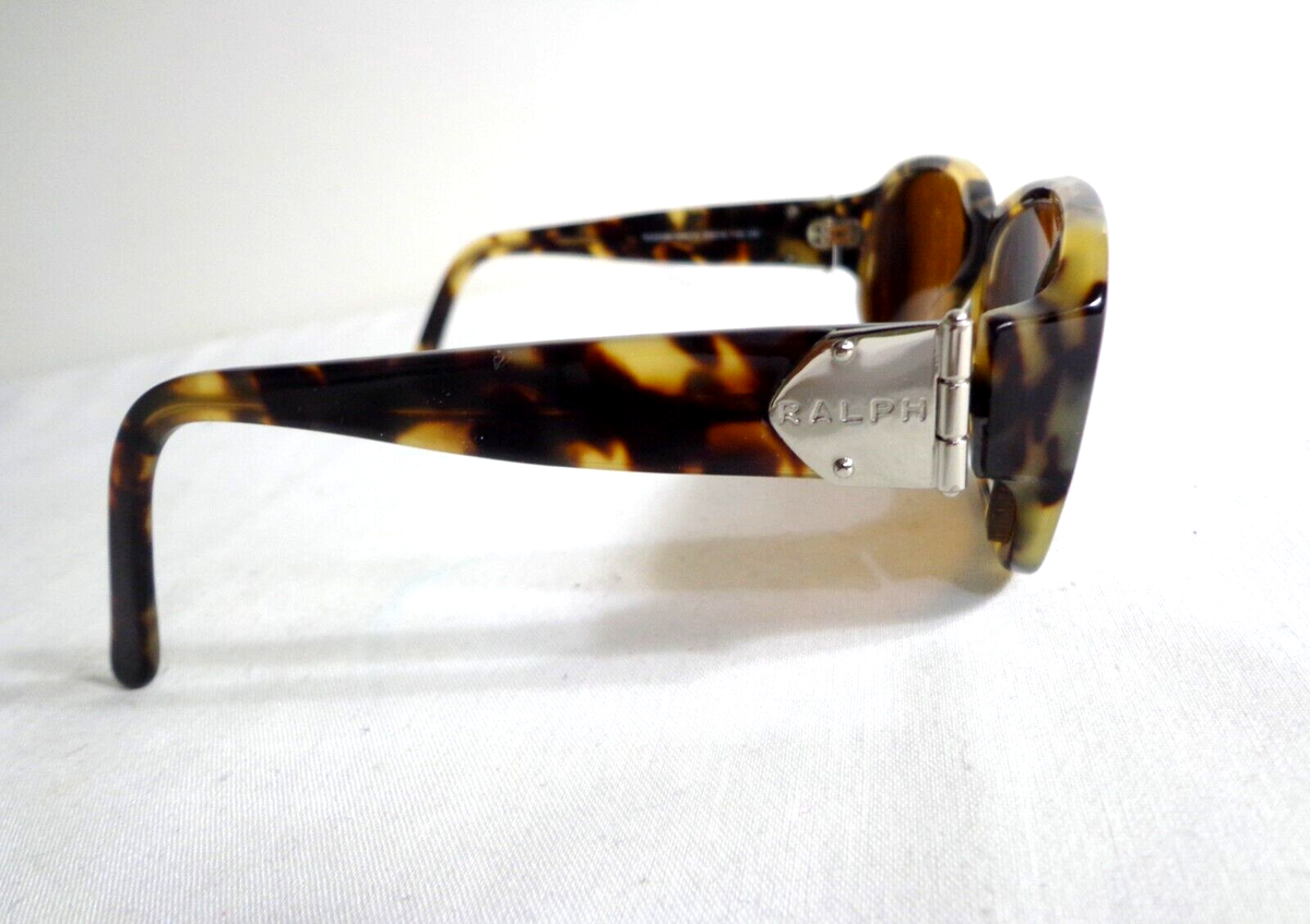Ralph Lauren RA5028 504/73 Tortoise Shell Rectangle Sunglasses 59-16-135 22177 Ralph Lauren Tortoise Leopard Lucite Rectangular Glasses  main image 4