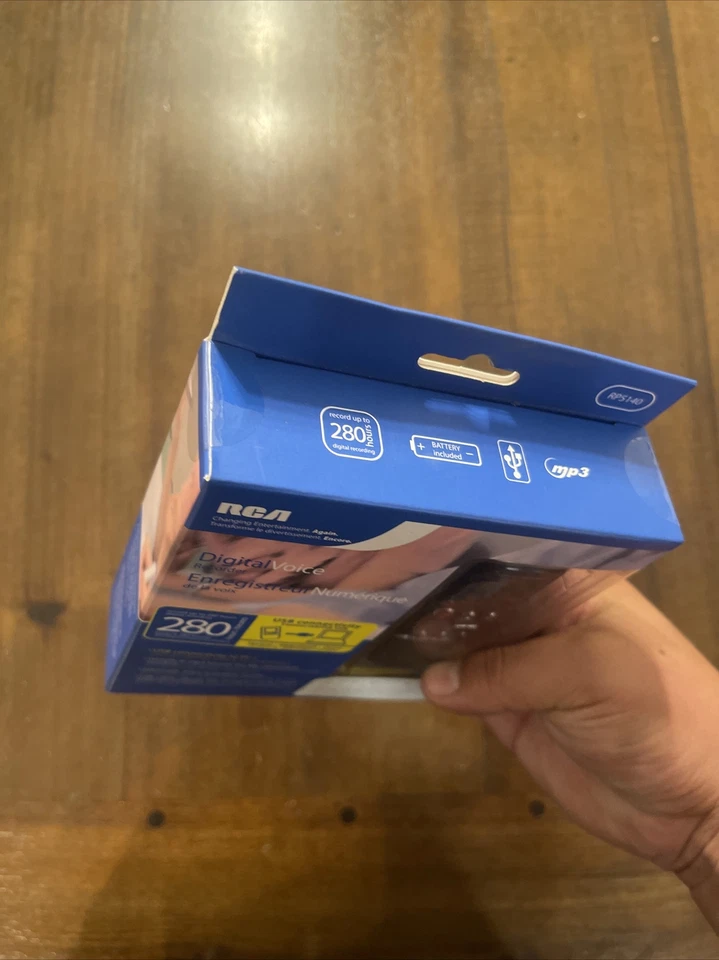 RCA RP5140-a Portable Digital Voice Recorder 1GB 276 Hours Variable Speed Play - Image 3 of 4