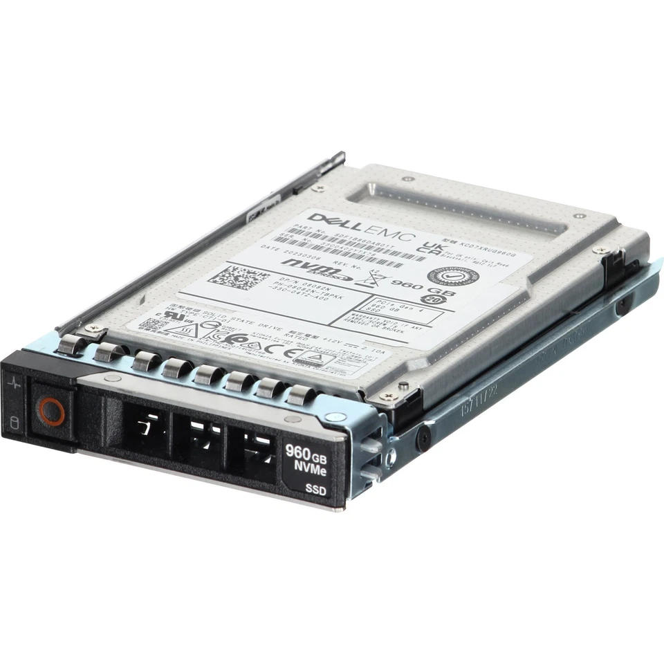 08082N 8082N Dell EMC 960GB PCIe Gen4 NVMe RI TLC 2.5'' SSD 14/15/16G KIT - Image 2 of 4