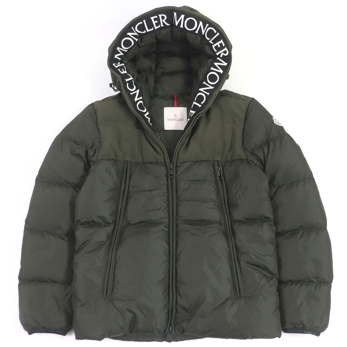 MONCLER 18-19Aw Montcla Logo Embroidery Patch Hooded Down Jacket  