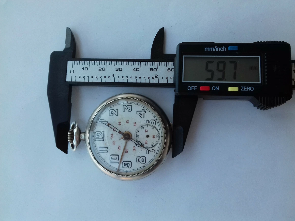 POCKET WATCH ALARM 1049 VINTAGE MONTRE UHR OROLOGIO RARE COLLECTORS RELOJ