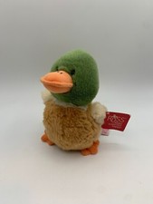 New Imperfect Tag RUSS BERRIE Madduck Mallard Duck 8" Plush Water Fowl Stuffed