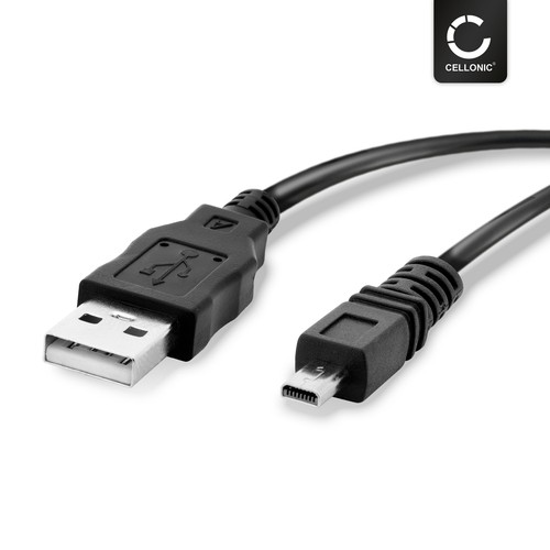 Vhbw Cavo Dati USB 150 Cm – Compatibile Con Rollei Compactline 424, Powerflex 400-800 E Altre Fotocamere