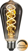 Star Spiral Filament Led Leuchtmittel E27 2100K Rauchglas Deko Dimmbar 45 Lm