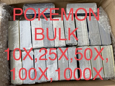 Pokemon Bulk 10X 25X 50X 100X 1000X NM Zustand Karten von 2012-2022