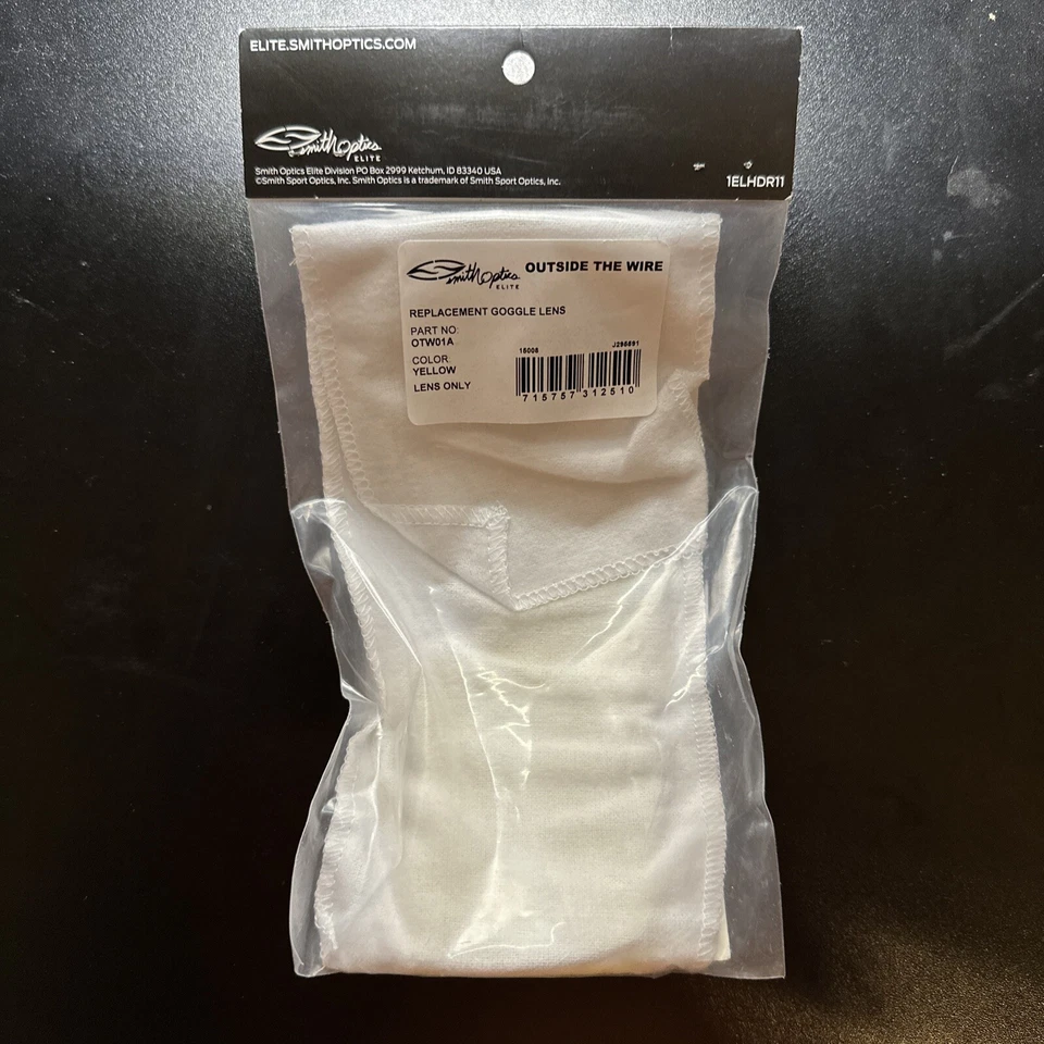 Lente de repuesto de ventilador Smith Elite Outside The Wire Turbo - Amarillo - OTW01A-TF Foto 2 de 3