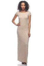 Khaki Maxi Dress