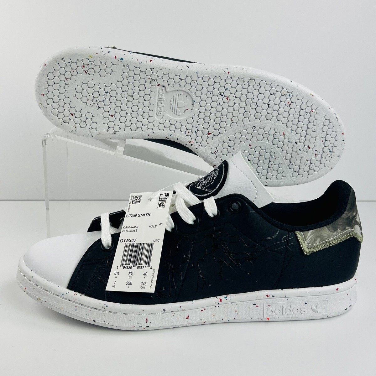NEW Adidas Being Green Yoshitoshi Kanemaki Stan Smith Mens Size 8 No Box Adidas Being Green Yoshitoshi Kanemaki Stan Smith Black  main image 2