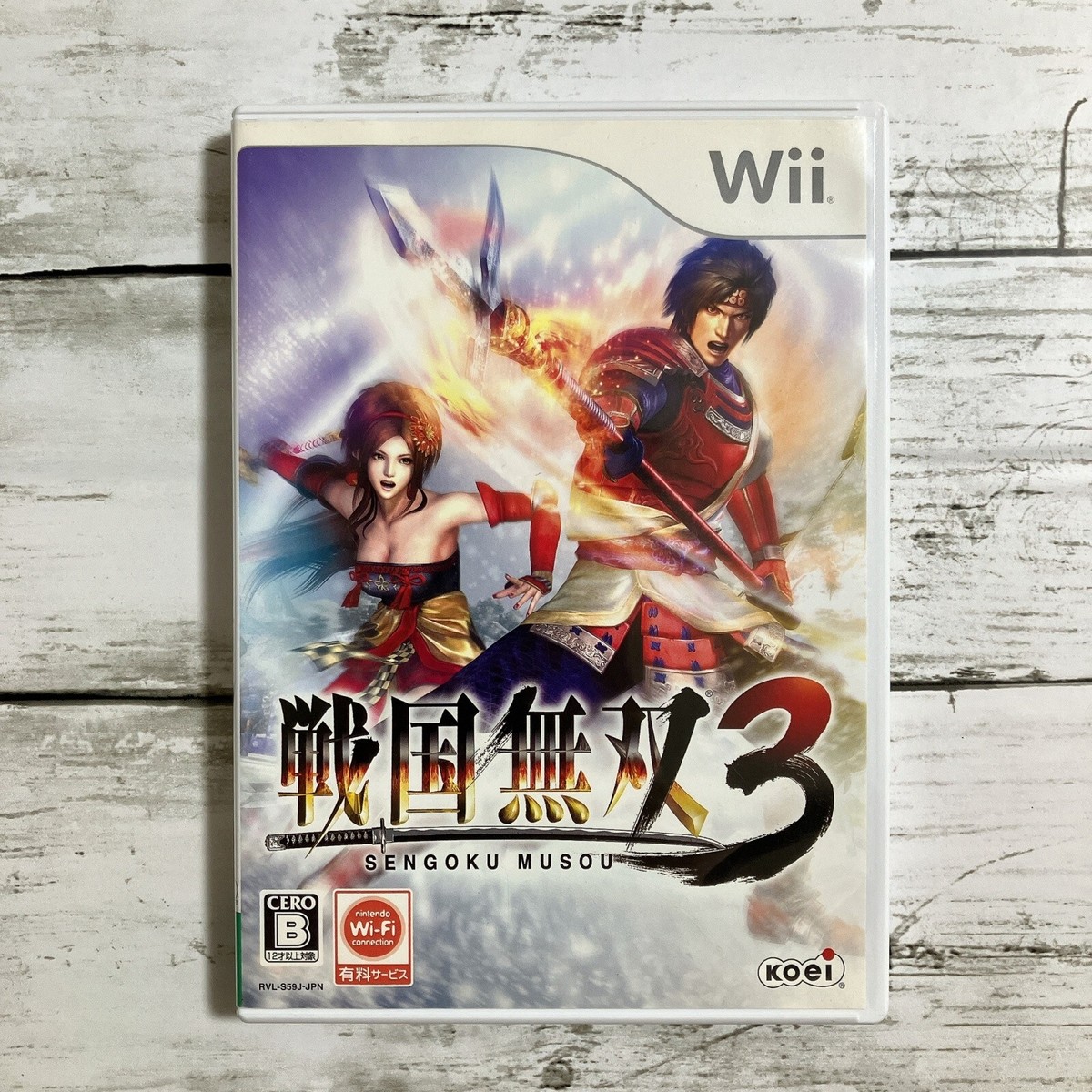 Sengoku Musou 3 Nintendo Wii RVL-P-S59J Koei Used Games Samurai