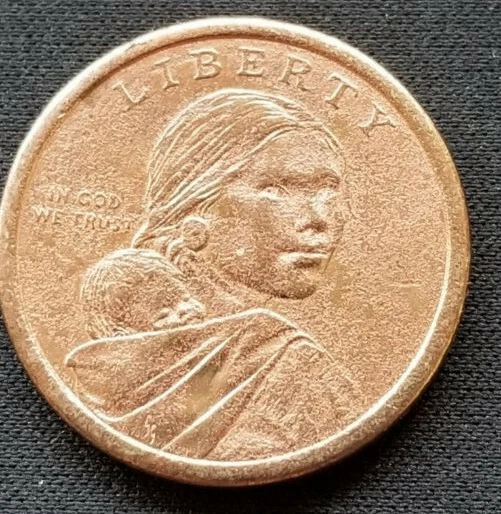 1 dollar gold coin 2009,obverse clad layer missing - Image 2 of 4