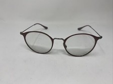 RAY BAN RB6378 2907 49/21/145 GRAY SILVER ROUND EYEGLASSES FRAME ZV80
