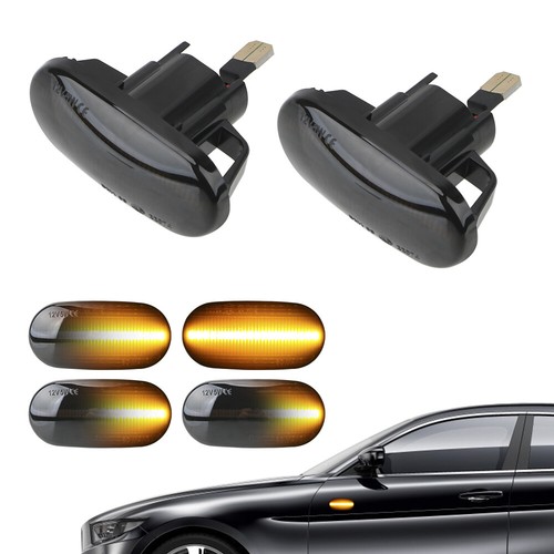For 2000-2009 HONDA S2000 Smoke LED Dynamic Fender Side Marker Turn Signal Light - Picture 3 of 9